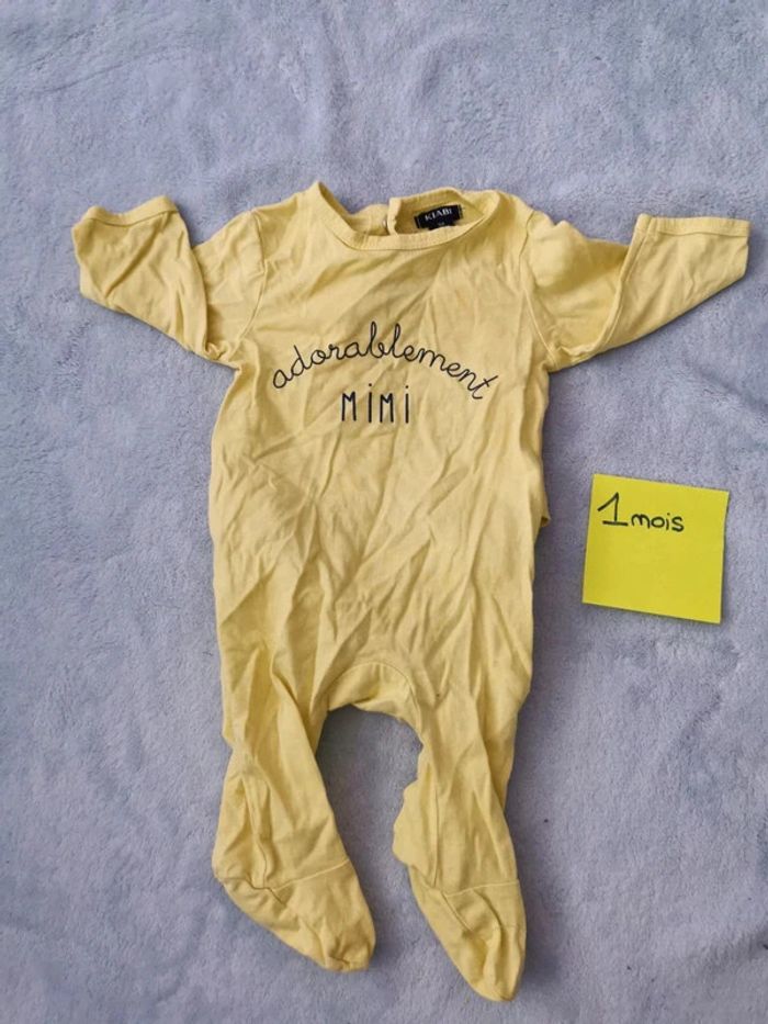 Pyjama leger - 1mois - kiabi