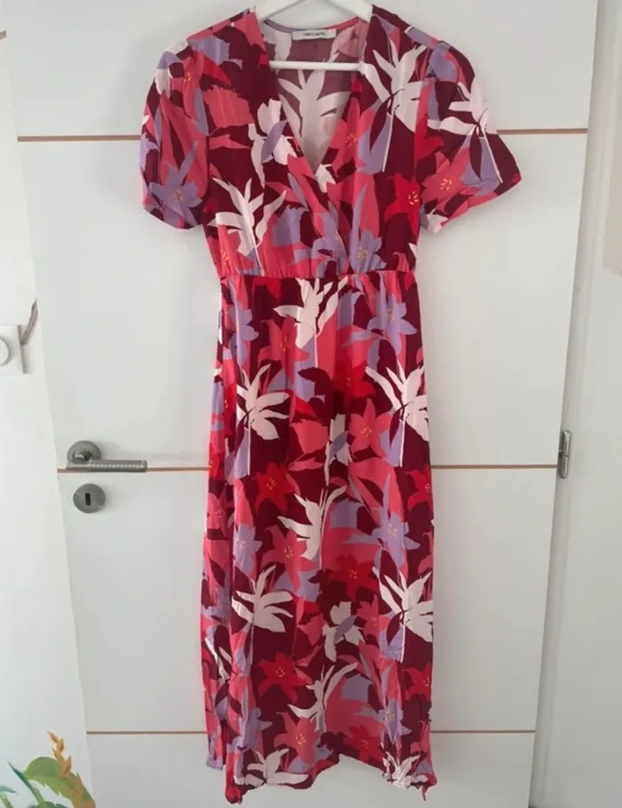 Robe longue fleurie XS Teddy Smith - photo numéro 3