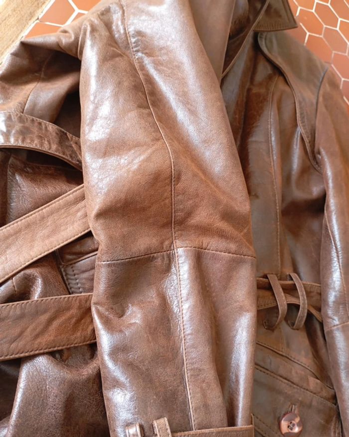 Veste en cuir Rebel by Rhino & pelle - photo numéro 8
