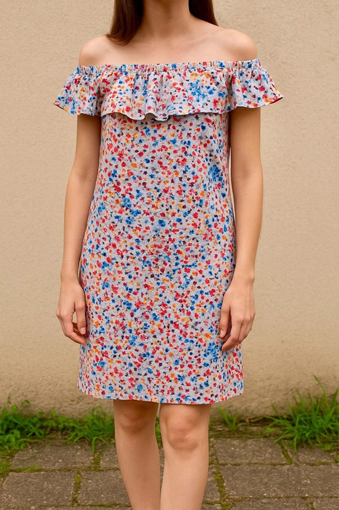 🌈 Robe Courte d’été à Volants - Esprit Estival & Coloré