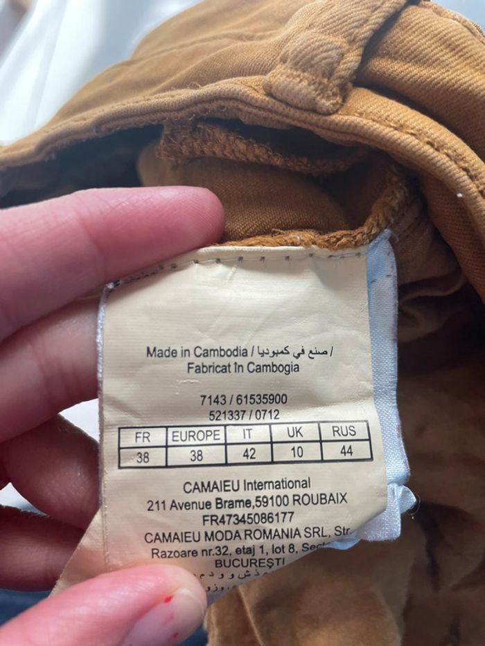 Pantalon moutarde - photo numéro 3