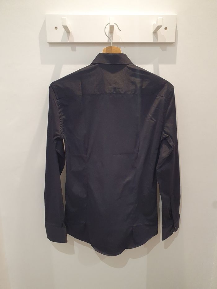 Chemise Toulouse unie noir Taille S (taille très petit) - photo numéro 4