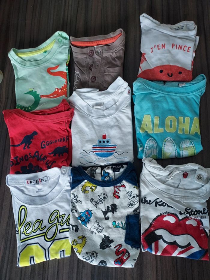 Lot t-shirt sans manche