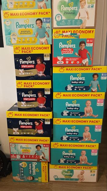Pampers taille 2-3-4-5-6-7-8