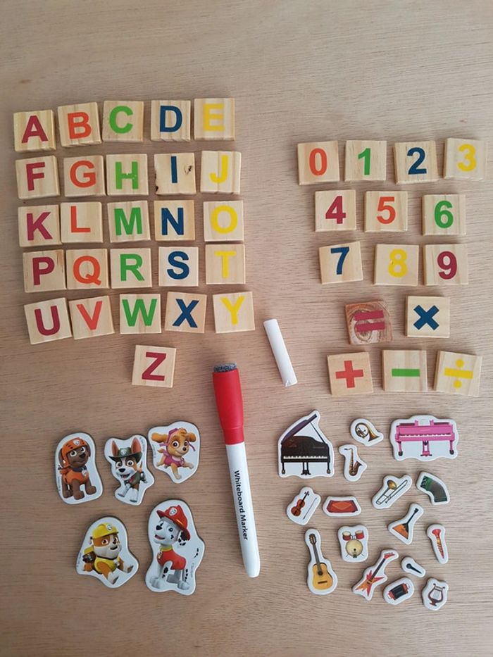 Valisette, alphabet magnétique et aimants Pat'Patrouille - photo numéro 2