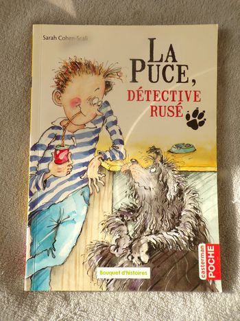 Livre La Puce Détective rusé  casterman poche