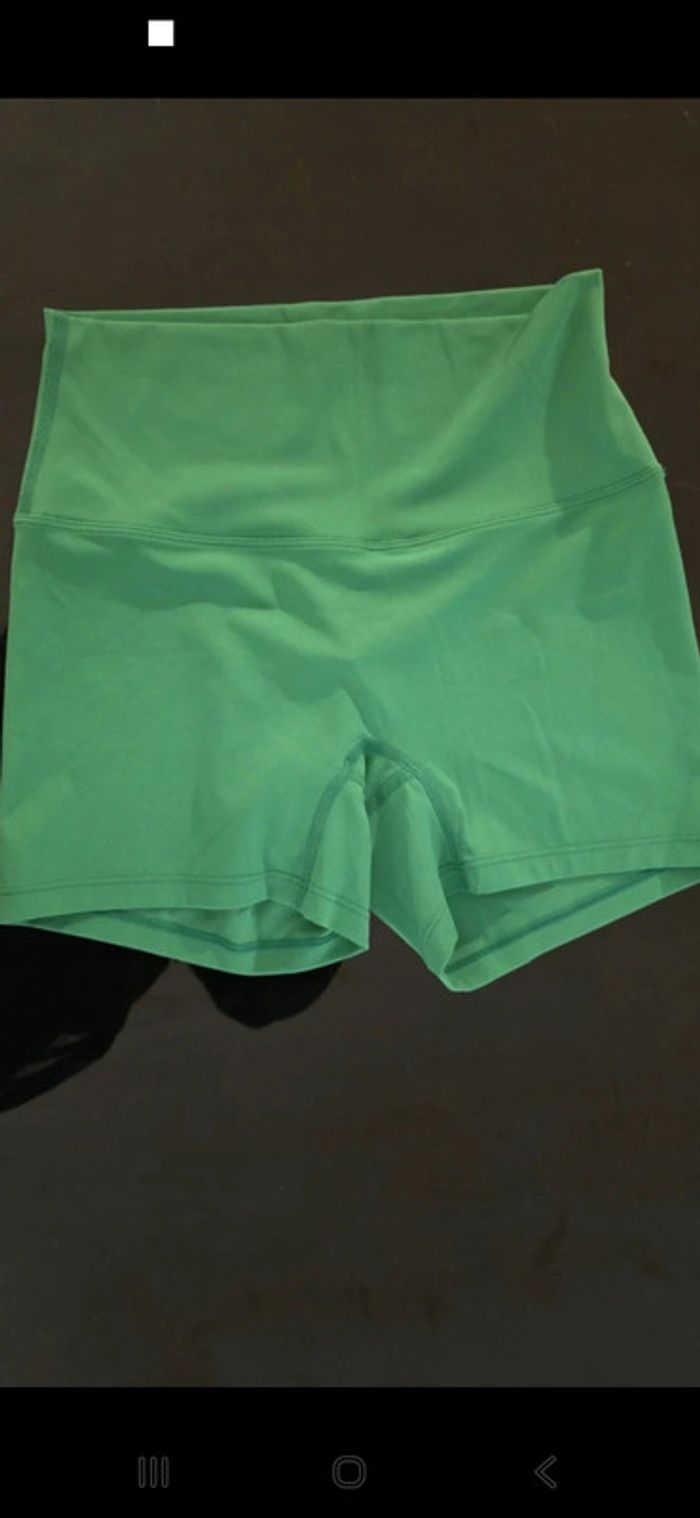 Lot 2 shorts fille 10 ans rose et vert - photo numéro 4