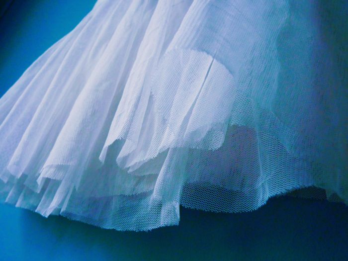 Jupe Fille 4 ans IKKS TBE façon tutu tulle blanc - photo numéro 2