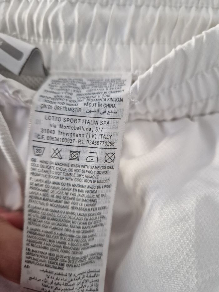 Bas pantalon jogging blanc taille L - photo numéro 4