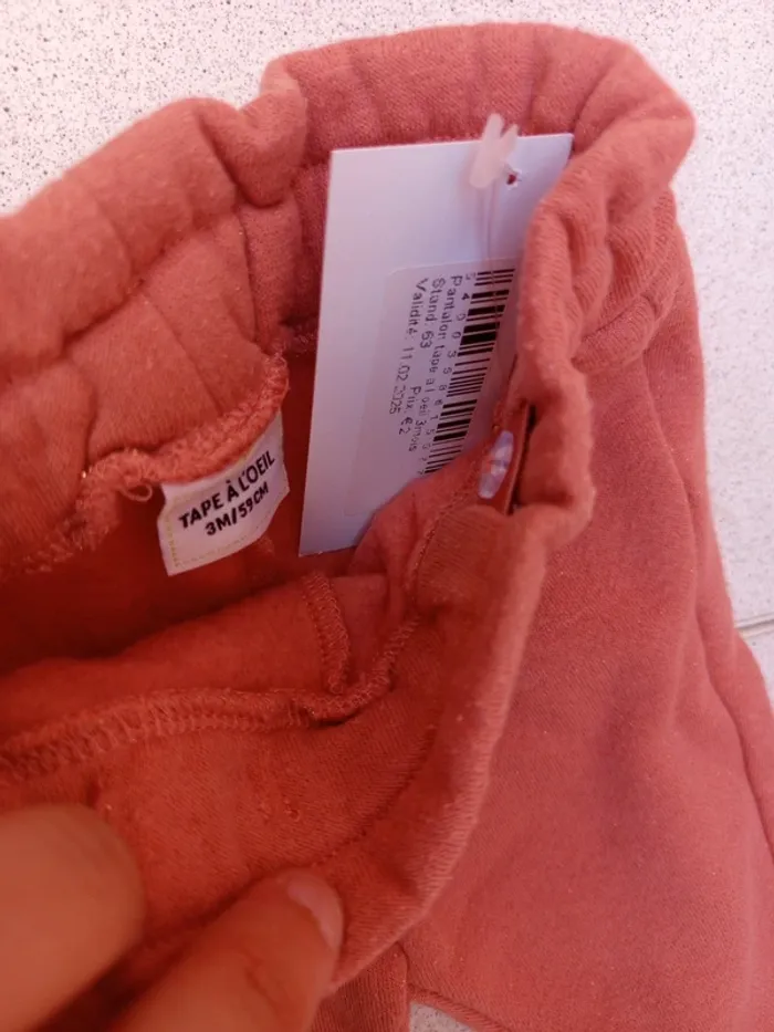 Lot de 2 pantalon tape a l oeil 3mois - photo numéro 4