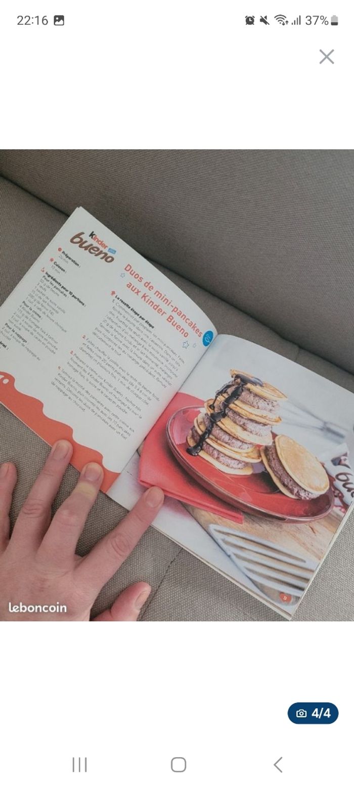 Livre de 15 recettes Kinder - photo numéro 4