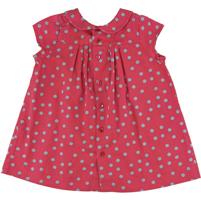 Robe à manches courtes 6 mois en coton Bonpoint - photo numéro 2