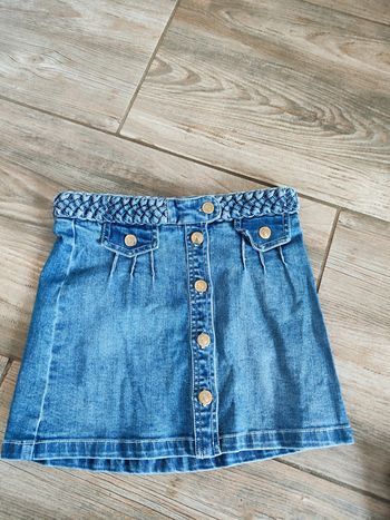 Jupe en jeans bleu Chloé Taille 130