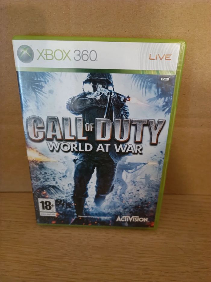 Jeu xbox 360 call of duty world at war