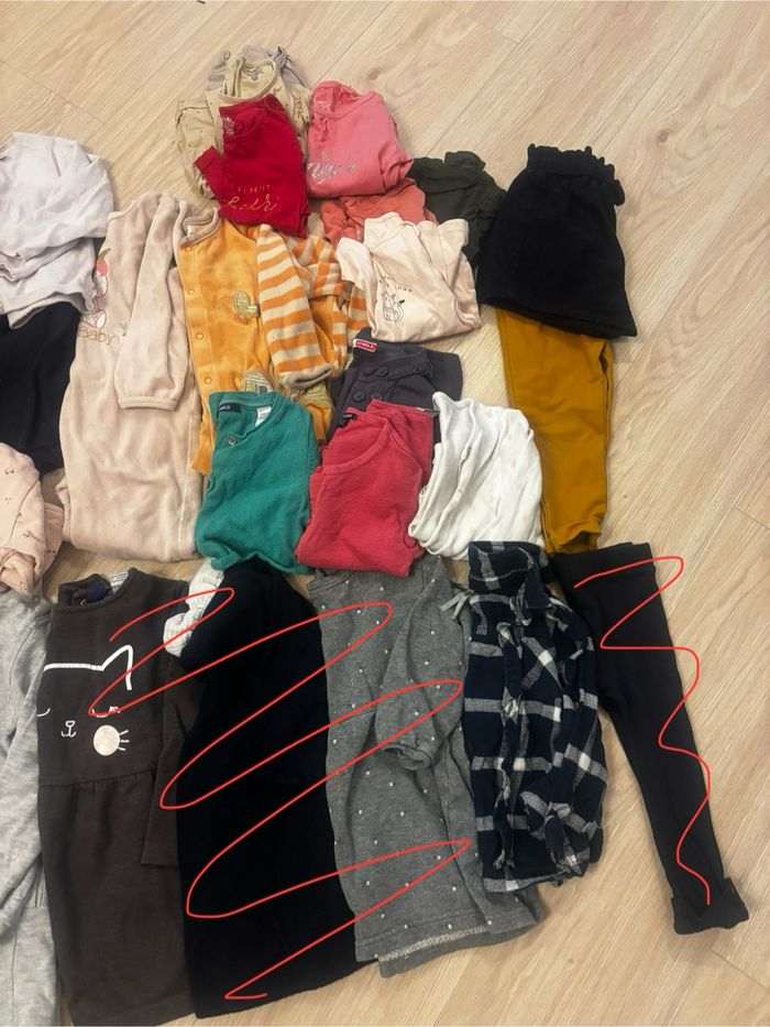 Lot vêtements bébé fille automne hiver 24 mois / 2 ans - photo numéro 4