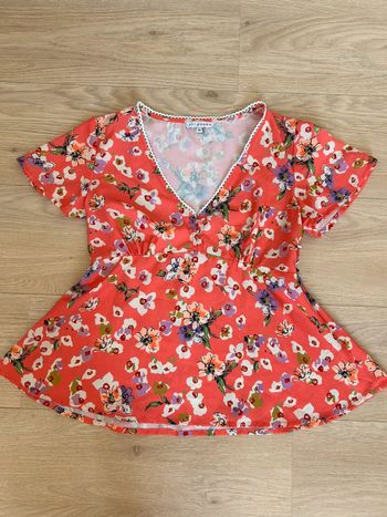 Top printemps / été floral femme M
