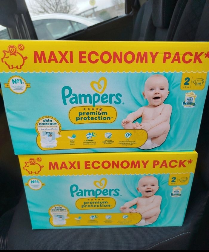 234 Couche Pampers taille 2 premium protection