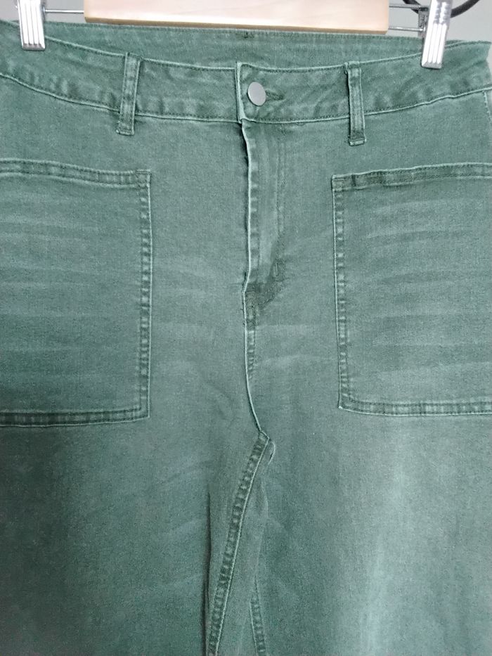 Pantalon large kaki coupe confort taille L - photo numéro 8