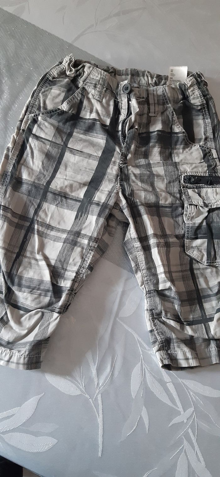 Bermuda 6-7 ans taille réglable