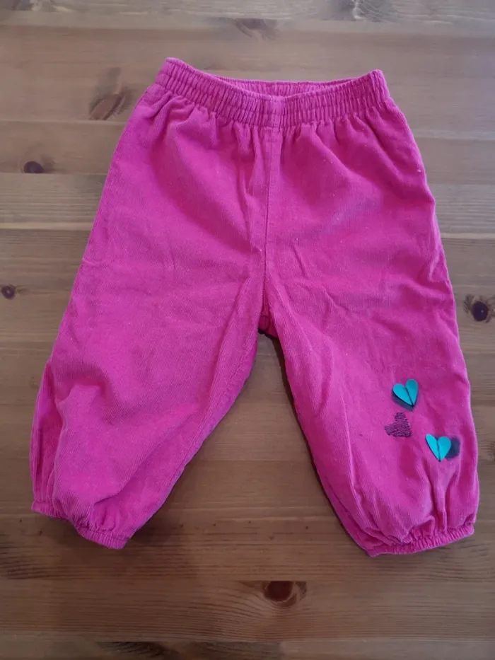 Pantalon velours 9 mois