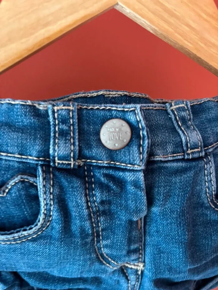 Short en jean tape à l’œil taille 3 mois - photo numéro 3