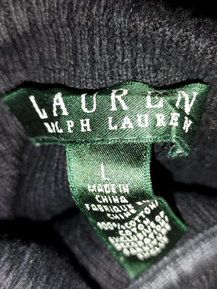 Pull col roulé bicolore - photo numéro 4