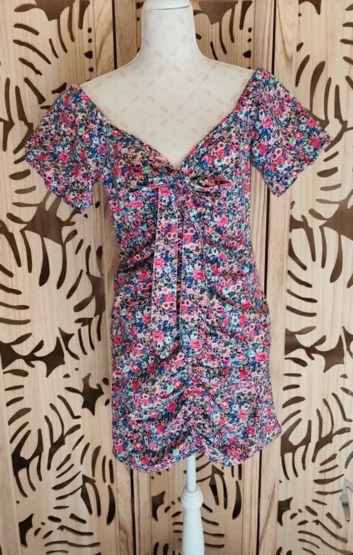 Robe imprimée fleurie Taille L BSB Jeans - photo numéro 3