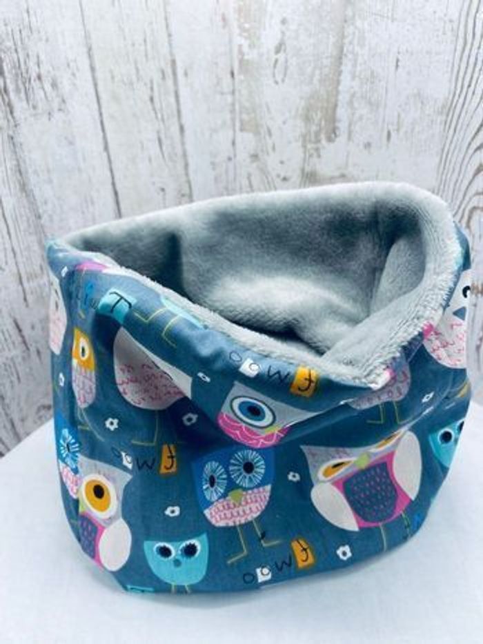 snood fille hiboux plusieurs taille de disponible - photo numéro 2
