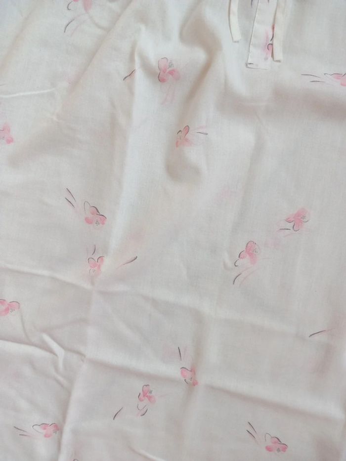👵chemise de nuit T48 polyester rose - photo numéro 4
