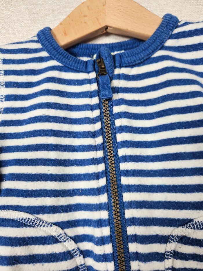 Gilet zippé tape à l'œil 3 mois 59 cm - photo numéro 6