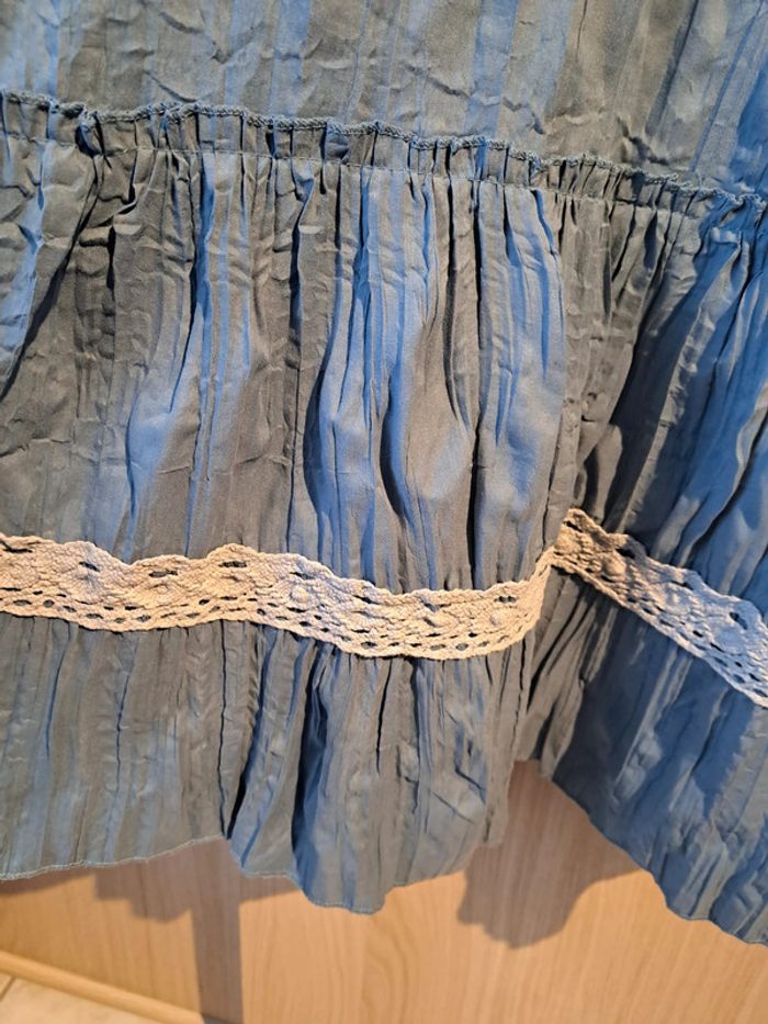 Longue robe bleue (M) - photo numéro 2