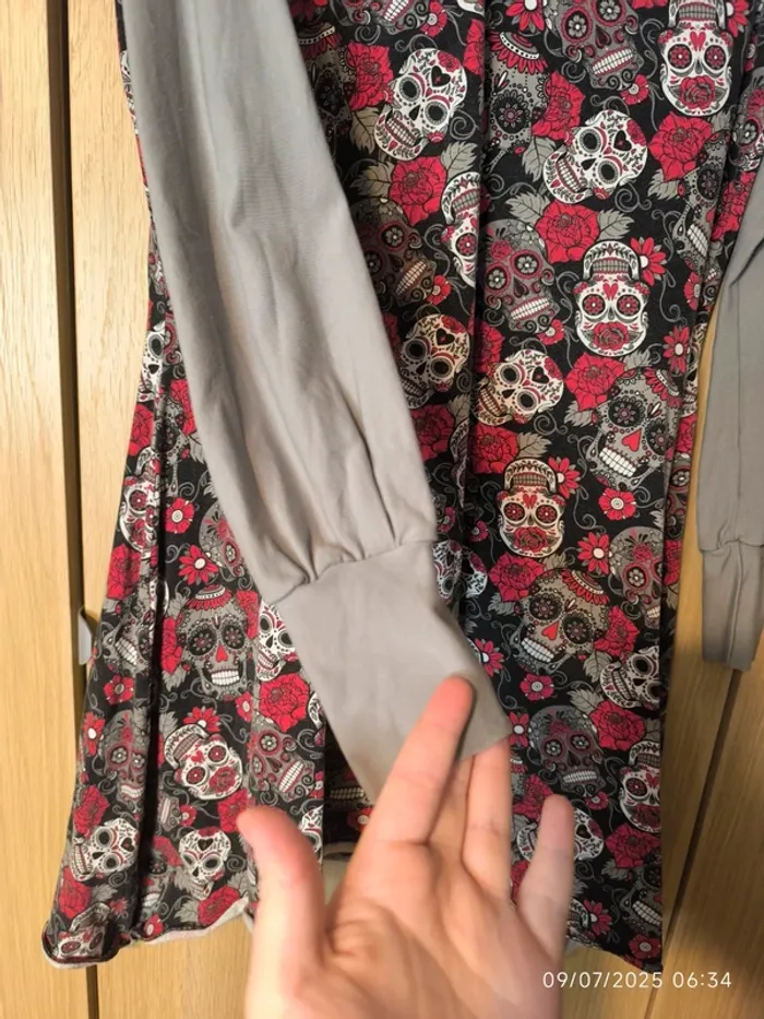Robe grise Calaveras (L 42) - photo numéro 4