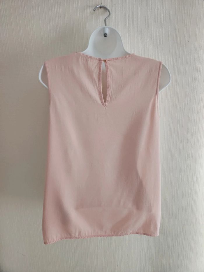 Haut fluide sans manches rose pâle Naf Naf 36 - photo numéro 5