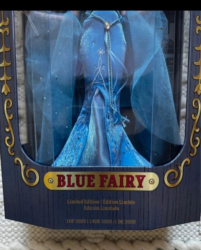 Poupée La Fée Bleue The Blue Fairy Pinocchio édition limitée Disney Designer - photo numéro 3