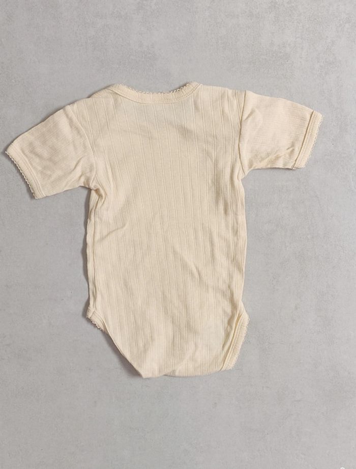 Lot de 2 bodies manches courtes mixtes - 6 mois - photo numéro 3