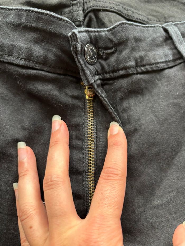 Jean femme Levi’s signature taille haute skinny noir taille 48/50 4XL/5XL L30 - photo numéro 6