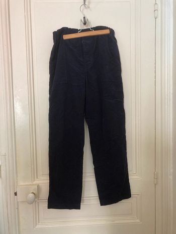 Pantalon en velours côtelé bleu marine Xirena – Neuf jamais porté – Taille S