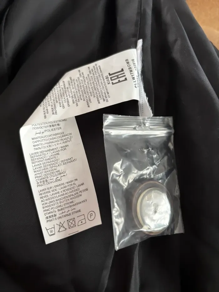 Manteau col tailleur aspect lainage beige KIABI t.44 - photo numéro 5