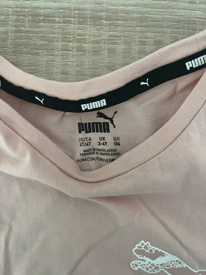 Tee shirt puma rose - photo numéro 2
