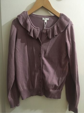Gilet rose, 7-8 ans, neuf