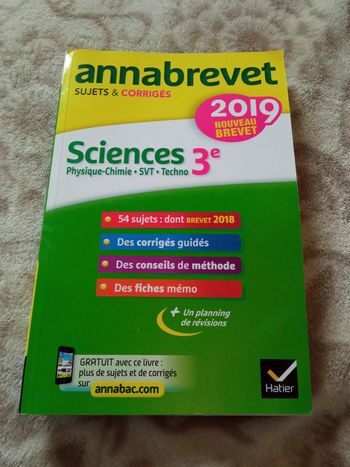 Annabrevet sciences