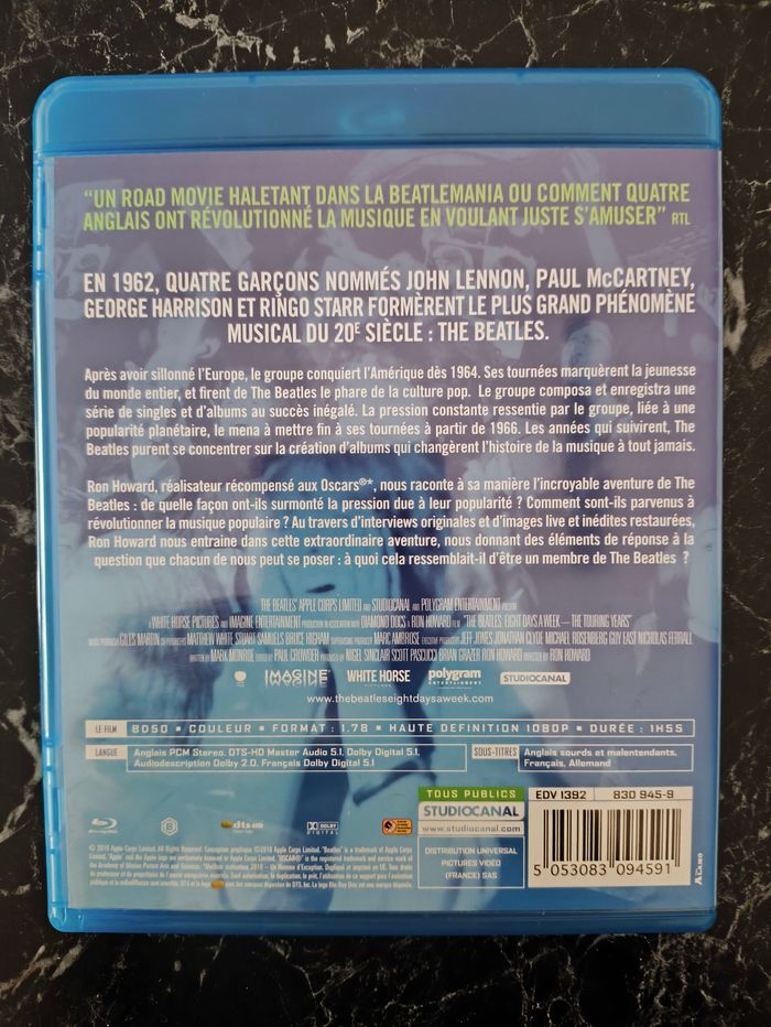 The Beatles : Eight Days a Week en Blu-ray - photo numéro 2