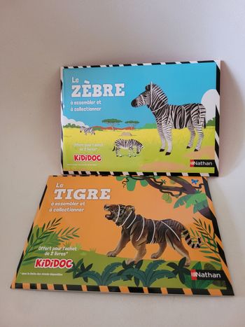 Tigre et zèbre Kididoc