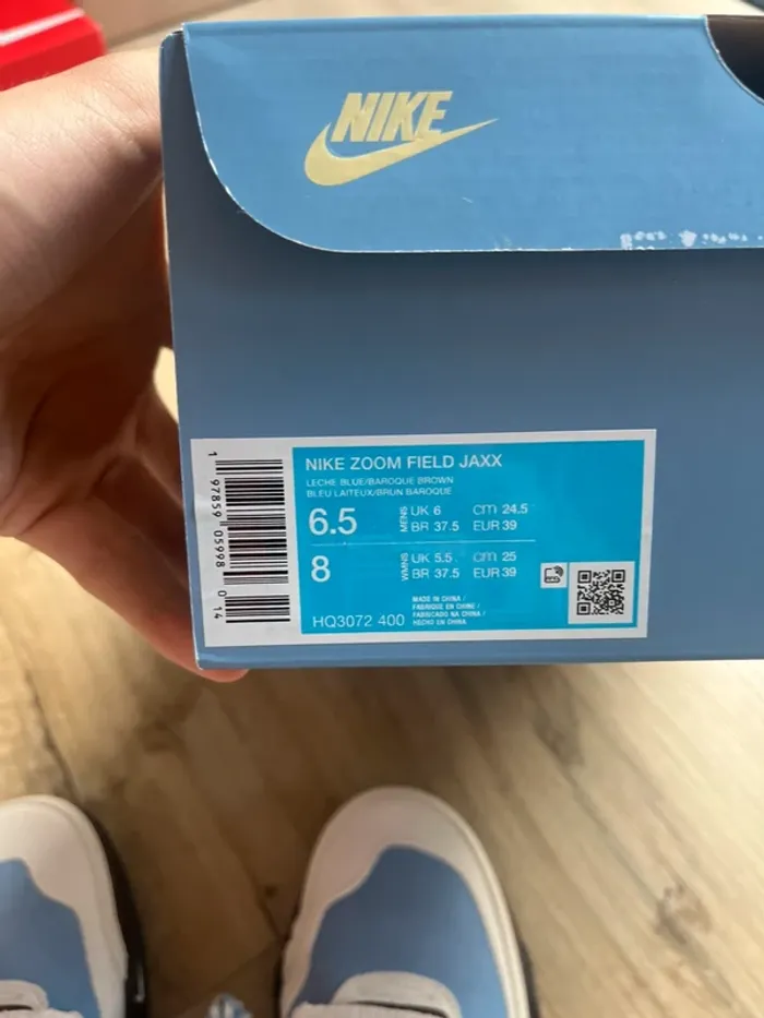 Nike X Travis Scott Zoom Field Jaxx Leche Blue Taille 39 - photo numéro 7