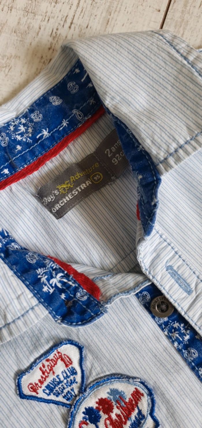 Chemise manches courtes orchestra 24 mois - photo numéro 2