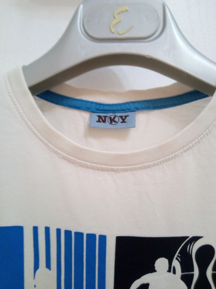 Tee-shirt blanc "813" T.10 ans - NKY - photo numéro 6