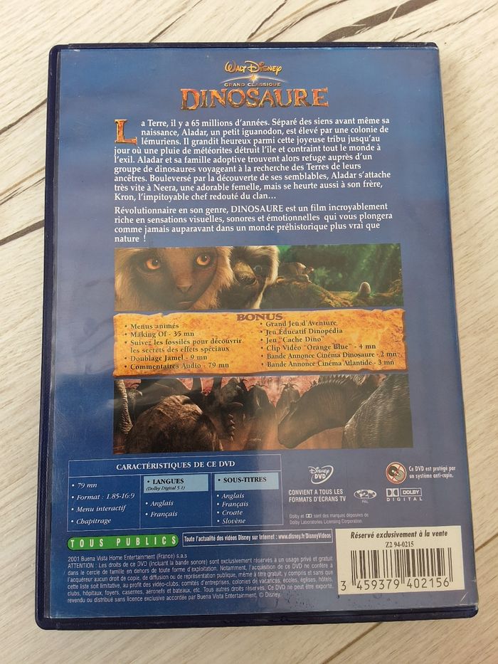 Film dessin animé Walt Disney Dinosaure - photo numéro 2