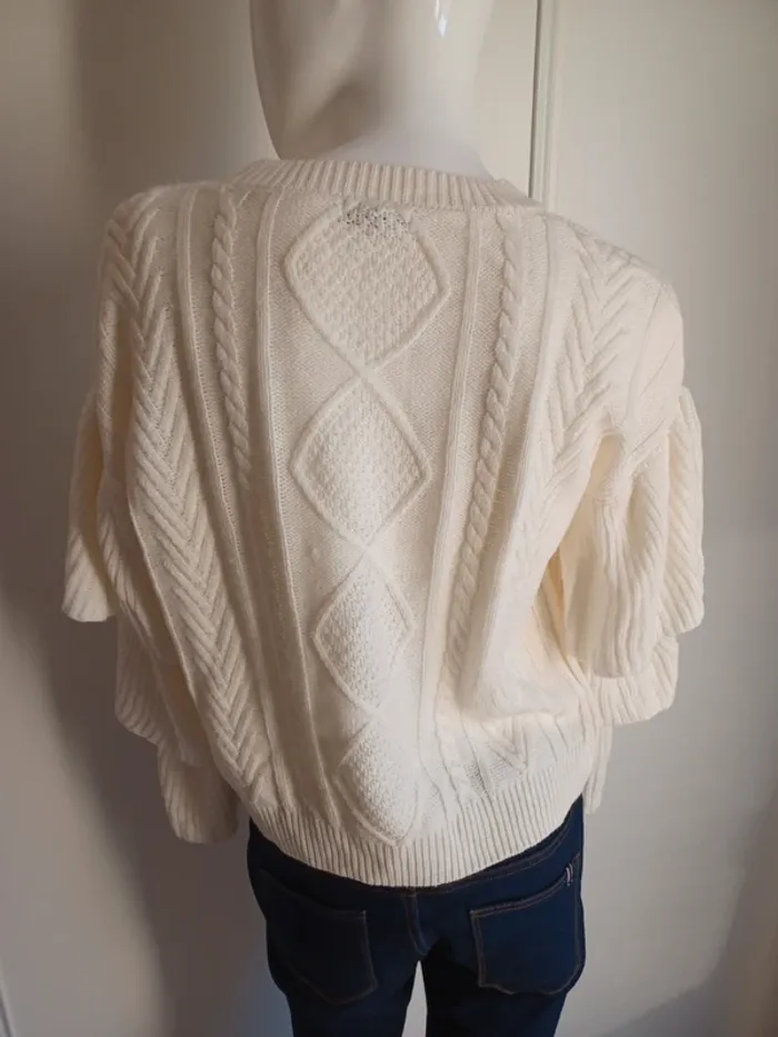 Pull manches à volants femme - photo numéro 4