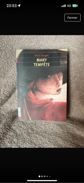 Livre Marie tempête de Alain Surget