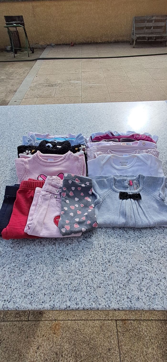 Lots de vêtements fille